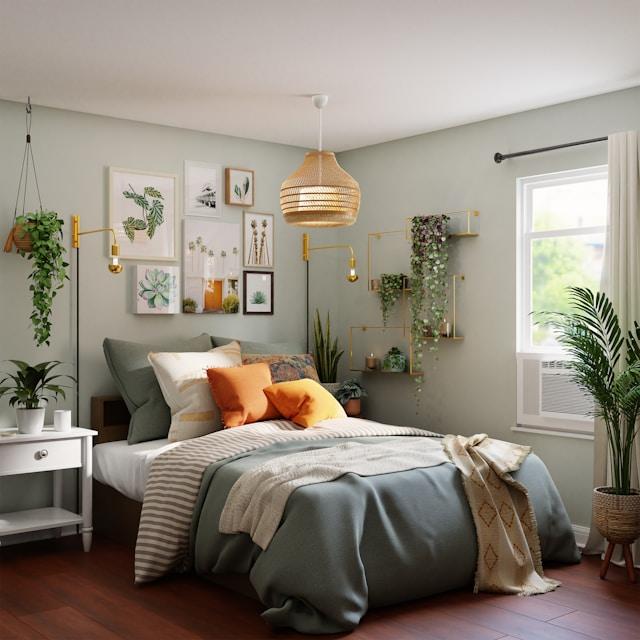 Cozy bedroom interior